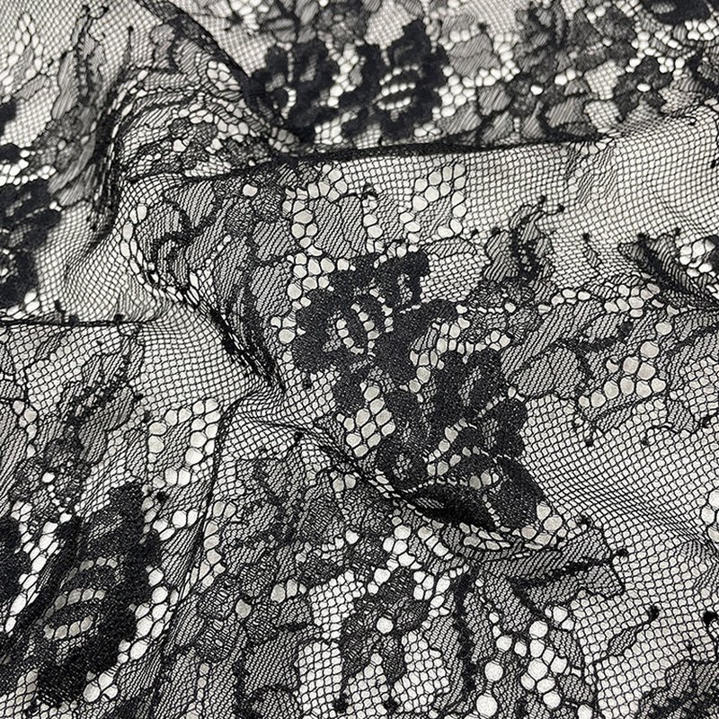 Lace Fabric Cutwork Jacquard Nylon for Bridal Wholesale Supplier 4